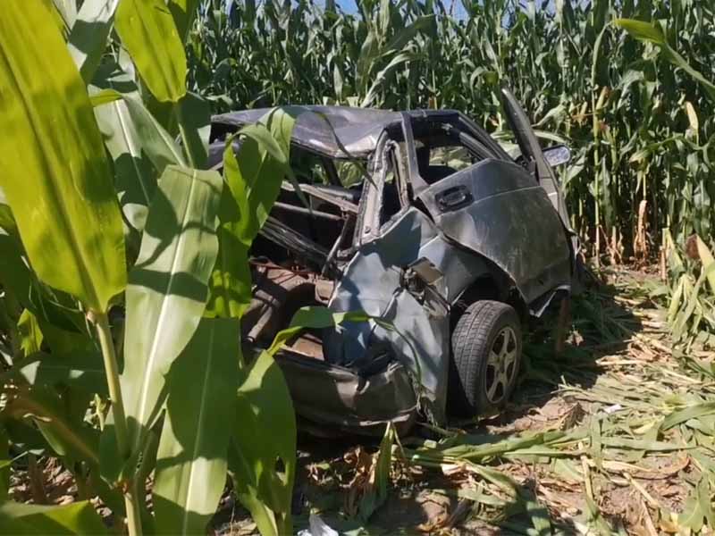 Начинающий водитель легковушки на трассе под Новозыбковом устроил ДТП-перевертыш, его пассажир погиб