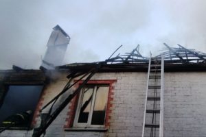 Жилой дом сгорел в Севске, есть жертвы