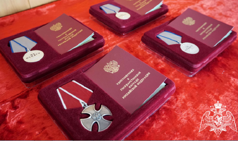 Брянским росгвардейцам вручены боевые награды за отвагу в СВО