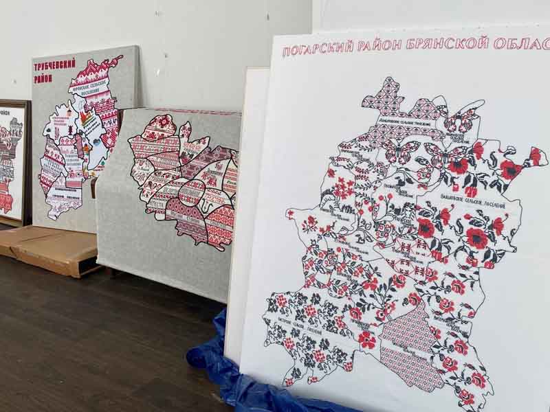 В ДК БМЗ представят вышитые карты районов Брянской области