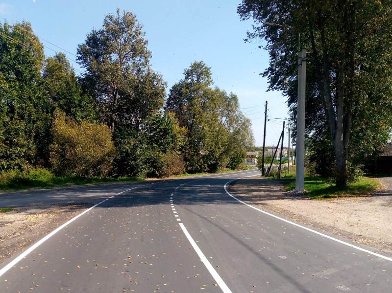 Дорога Унеча-Робчик капитально отремонтирована на два месяца раньше срока