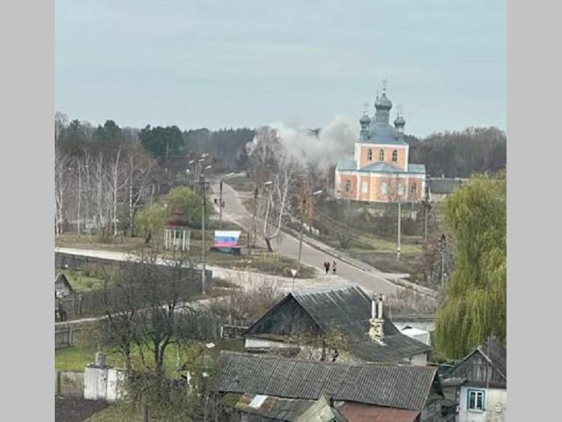 Храм в брянском посёлке Белая Берёзка обстрелян со стороны Украины