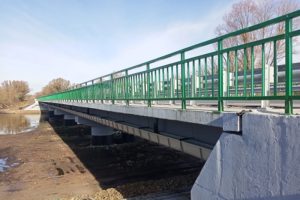 Капремонт моста через реку Вабля в погарском селе Посудичи завершён