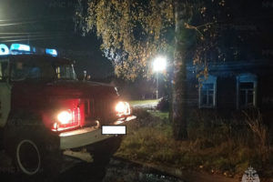 Пожар в Сураже: сгорел жилой дом, погиб 63-летний мужчина