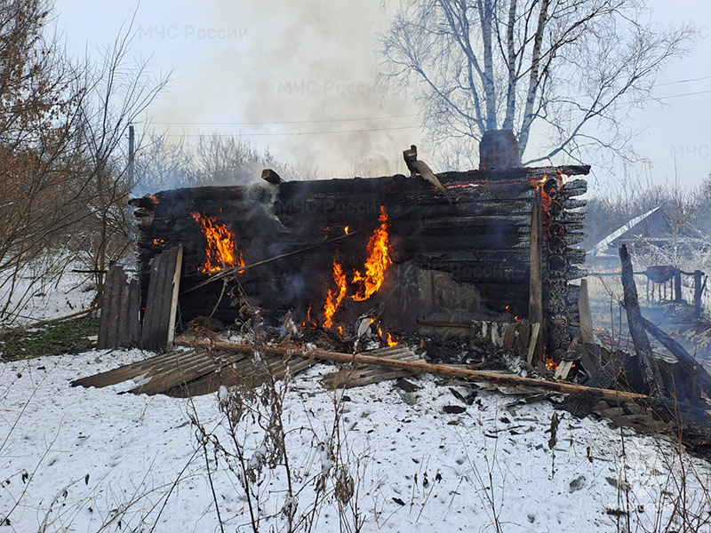 Пожар в Почепском районе: погибли два человека