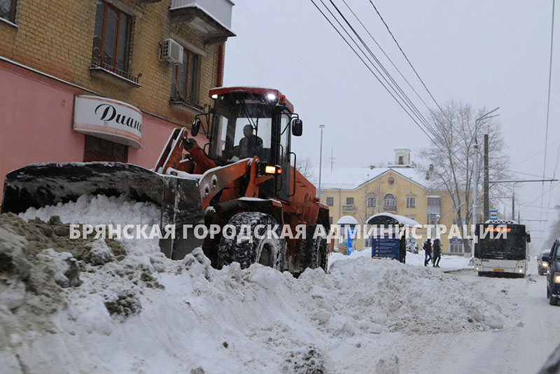 Ночной снегопад вывалил на Брянск за несколько часов четверть месячной нормы осадков