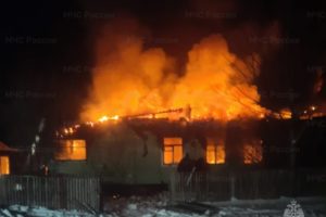 Пожар в Суземском районе: огонь унёс две человеческие жизни
