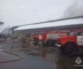 Пожар в пригороде Брянска: сгорел склад, жертв нет