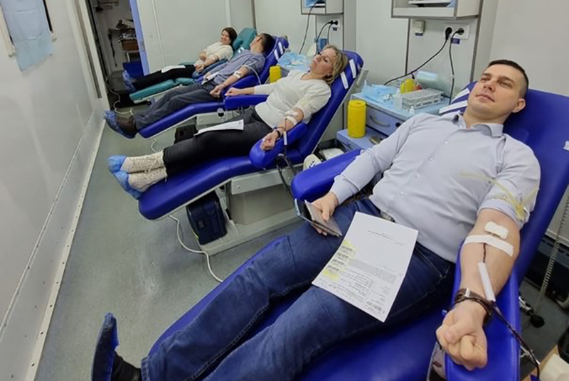 Сотрудники филиала «Брянскэнерго» сдали более 20 литров донорской крови