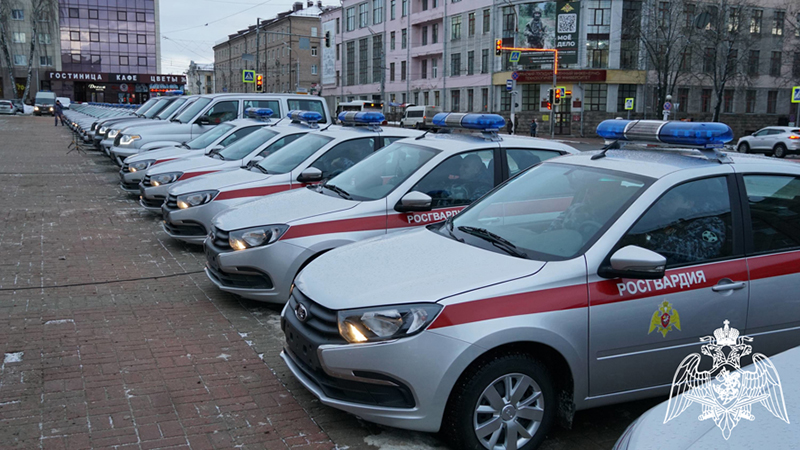 Брянское управление Росгвардии получило почти три десятка патрульных автомобилем