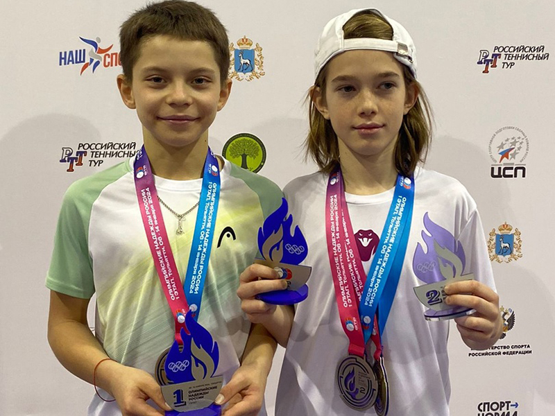 Юный брянский теннисист стал победителем всероссийских соревнований в парном разряде