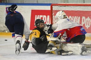 Хоккейный «Брянск» вновь разделил очки с соперником в выездных матчах