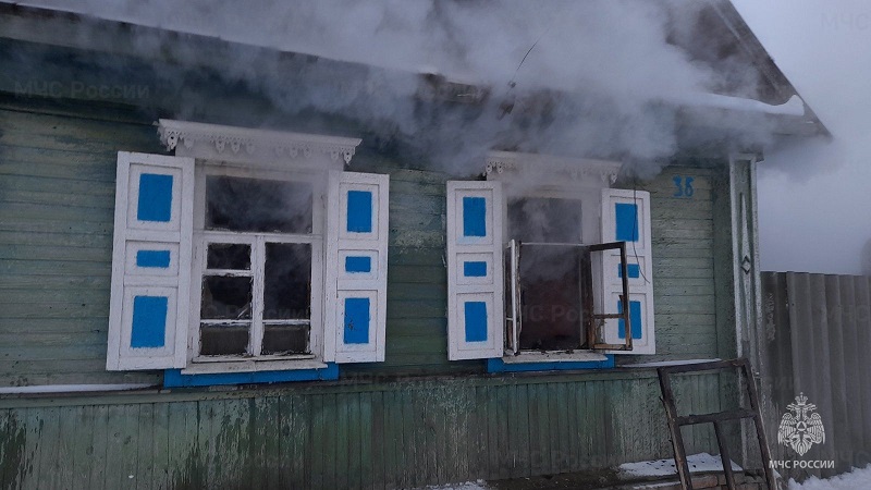 Пожар в почепском селе унёс две человеческие жизни