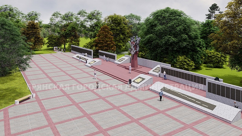 Воинский мемориал на кладбище в Бежицком районе будет отделан карельским и уральским гранитом