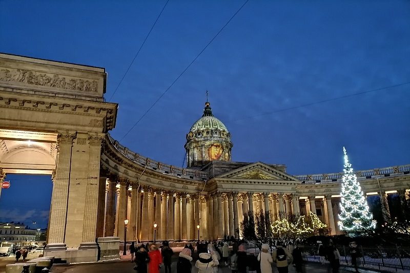 Достопримечательности питера зимой