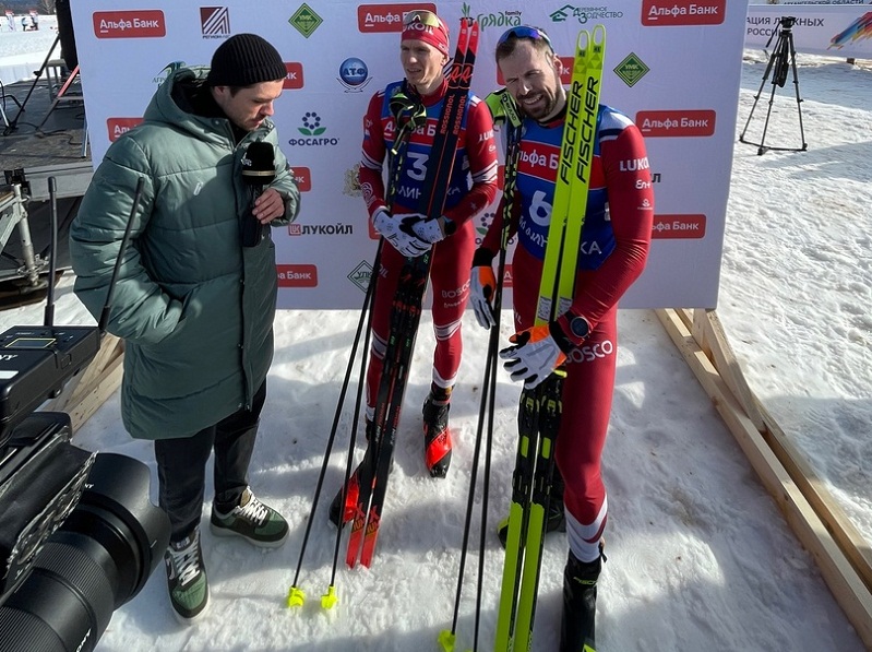 Александр Большунов стал победителем спринта на лыжном чемпионате России