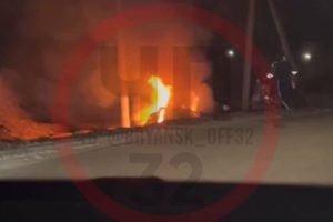 ДТП в Суземке: водитель удирал от полиции и сгорел в своём авто