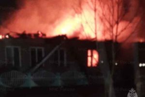 В ночном пожаре в деревне под Карачевом погиб пожилой мужчина