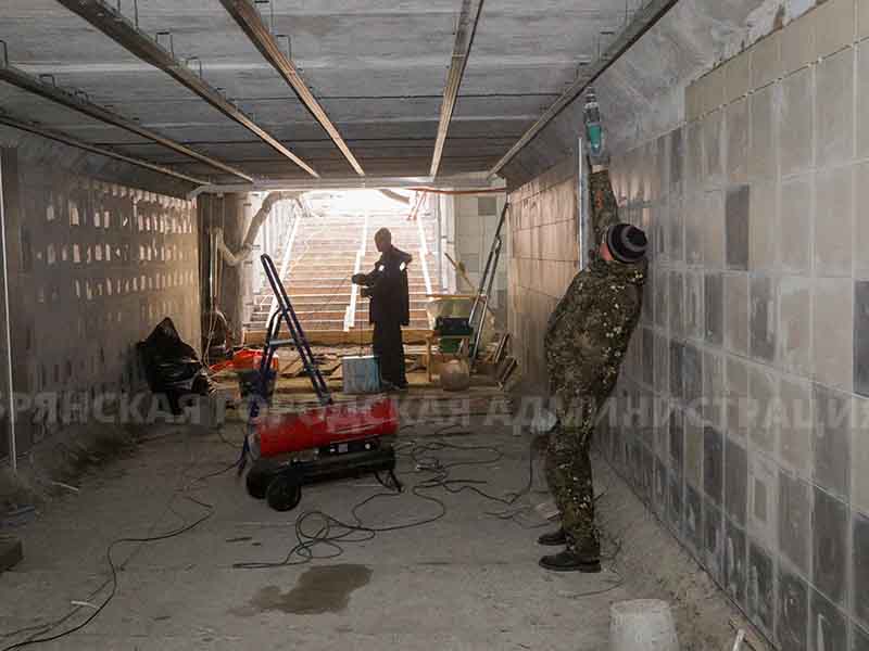 Подземный переход на «Полтиннике»: брянские чиновники увидели свет в конце туннеля