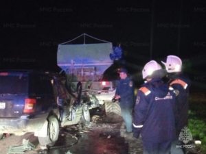 ДТП на окраине Брянска: легковушка врезалась в трактор, есть жертвы