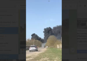 Пожар в Клинцах: горящая яма «дезинформировала» горожан