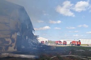 «Мираторг» сообщил о ликвидации пожара на птицеводческой площадке в Выгоничском районе