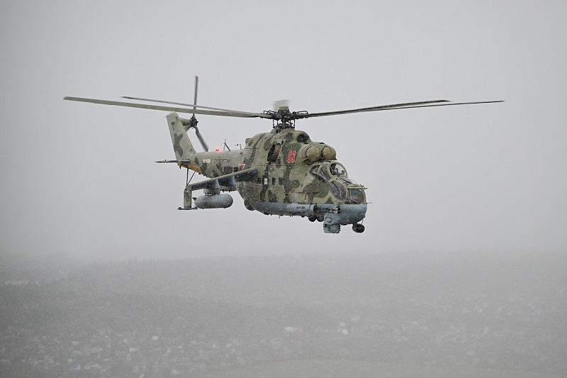 Два вертолёта потеряны ВС РФ по небоевым причинам меньше, чем за месяц