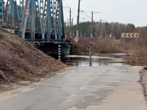 В Брянске из-за паводка перекрыта дорога из Ковшовки в Ходаринку