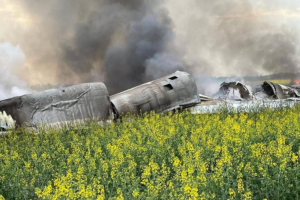 Дружественный огонь или техпроблемы? Над Ставропольем потерпел крушение ракетоносец Ту-22М3, погиб лётчик