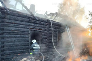 Пожар в Красногорском районе: сгорел дом, погиб хозяин дома