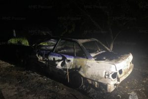 Пожар в погарском селе: в регионе сгорел шестой за неделю автомобиль