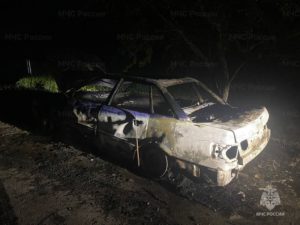 Пожар в погарском селе: в регионе сгорел шестой за неделю автомобиль