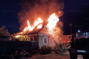 Пожар в Злынке: сгорел жилой дом, жертв нет