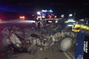 ДТП под Выгоничами: легковой автомобиль раздавлен, есть жертвы