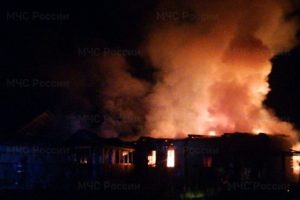 Пожар в Брасово: сгорел жилой дом, жертв нет