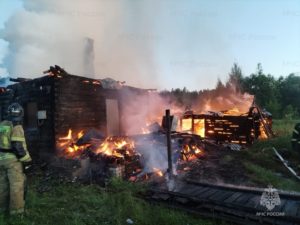 Пожар в Выгоничском районе: в сгоревшем доме погиб мужчина. Примерно тогда же, когда был сбит БПЛА