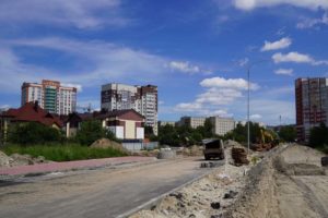 Улица Ильи Иванова в Брянске готова на 75%