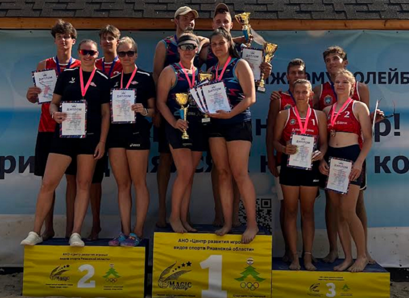 Брянские волейболисты-пляжники выиграли четвёртый подряд этап чемпионата ЦФО