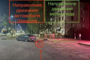 В Брянске на проспекте Московском иномарка сбила велосипедиста. Обоим «прилетели» протоколы