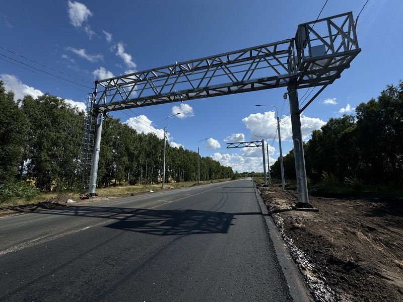 Строительство второго в области пункта весового контроля завершается под Севском. Запланировано три