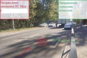 Смерть на дороге в Брянске: пешеход погиб на переходе под колёсами грузовика