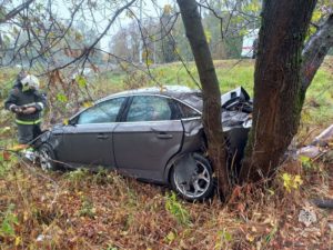 ДТП в Выгоничском районе: Ford вылетел с трассы, водитель в реанимации