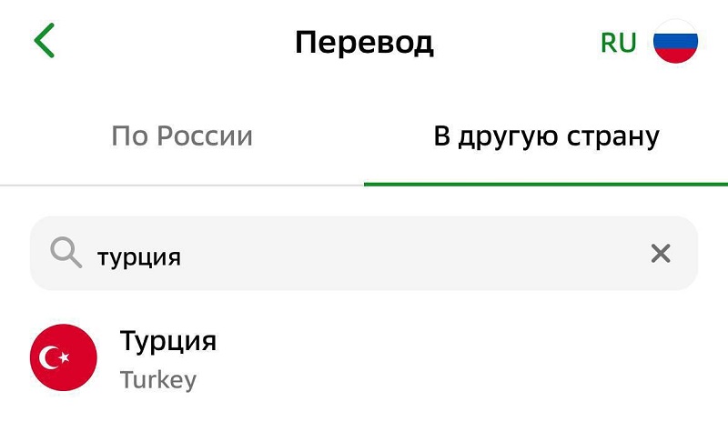 Переводы в Турцию стали доступны в «Сбербанк Онлайн»