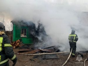 Пожар под Новозыбковом: сгорел жилой дом, жертв нет