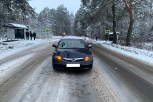 ДТП на переходе в Сельцо: девушка попала под колёса легковой машины