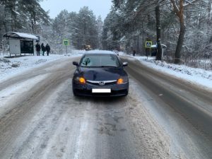 ДТП на переходе в Сельцо: девушка попала под колёса легковой машины