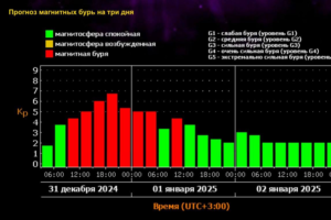 Магнитная буря накроет Землю в новогоднюю ночь