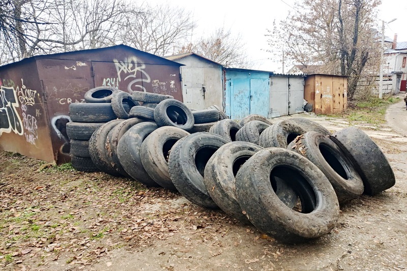 Итогом ноябрьского спасения брянских бобров стали 28 тонн отработанных автопокрышек