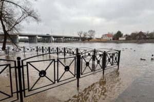 Зимний паводок на Десне пришёл в Брянск третий год подряд